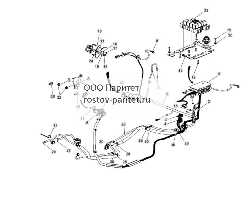 ЗАДНИЙ ЖГУТ ПРОВОДОВ, POWRREVERSER (КАБИНА) - ST305102 228.jpg